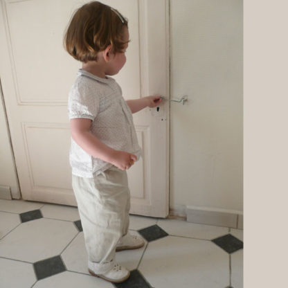 Patron couture pantalon Bébé, doublé à revers - ACHILLE