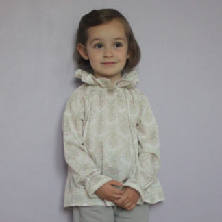 Patron couture Blouse Enfant à col pierrot - ANTIGONE