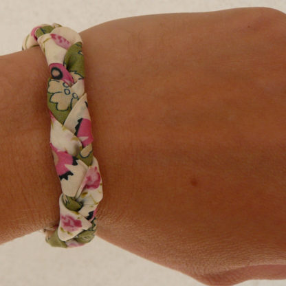 Tuto couture bracelet liberty - Bracelet tressé en Liberty