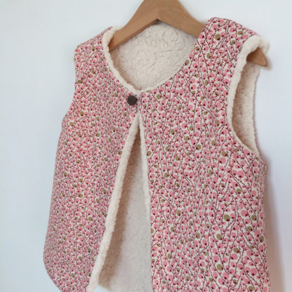 Patron couture gilet Enfant, sans manches - ÉRIDAN